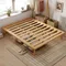 Full Platform Bed Base - 14 Inch Solid Wood Mattress Foundation with Support Slats and Legs