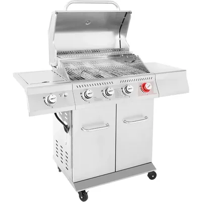 GA4402S 4-Burner Propane Gas Grill with Sear Burner and Side Burner, 54,000 BTUs Cooking Power,