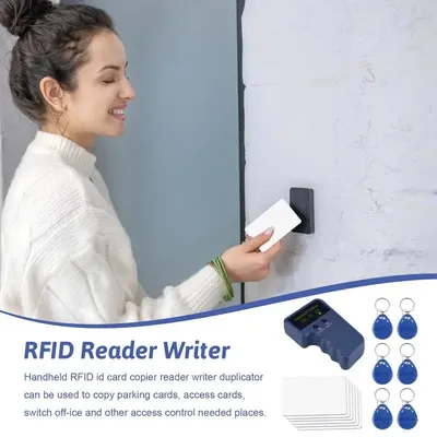 RFID Copier Reader RFID ID Handheld Card Duplicator Card Copier 125KHz Portable ID Scanners Home