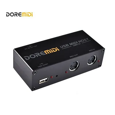 DOREMiDi High-Speed USB MIDI Host Box MIDI Host USB to MIDI Converter UMH-21