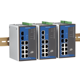 Moxa EDS-510A-3SFP-T Managed Ethernet switch with 3 minigbits Ports and 7 10/100 BaseTx Ports with VLAN IGMP Snooping and QoS; -40 ~ 75C