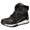 Winterboots MUSTANG SHOES, Kinder, Gr. 35, schwarz (schwarz komb), Lederimitat, sportlich, Schuhe, Winterstiefelette, Snowboots mit Schnellverschluss und TEX