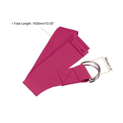 Yoga Strap-6FT Stretch Band with D-Ring for Yoga Pilates Stretch Workout
