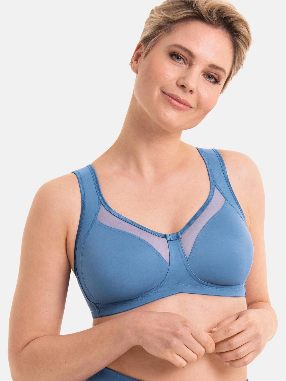 Anita Komfort BH ohne Bügel Damen blau, 100E Image
