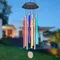 Lampe solaire LED à la mode, lumière de différentes couleurs, lumière extérieure étanche, lampe suspendue, décoration de jardin et de cour