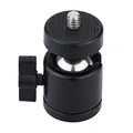 Testa a sfera per fotocamera Treppiede girevole da 360 gradi Supporto per telefono con testa a sfera Adattatore per montaggio monopiede per fotocamere DSLR Adattatore per montaggio su treppiede
