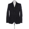 H&M Herren Sakko, Gr. 52, schwarz, Baumwolle, Synthetik