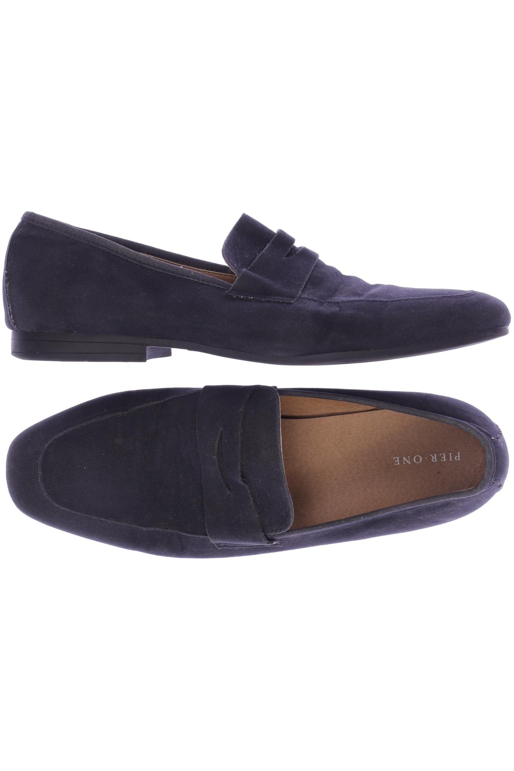pier one Herren Halbschuh, Gr. 43, marineblau, kein Etikett Image