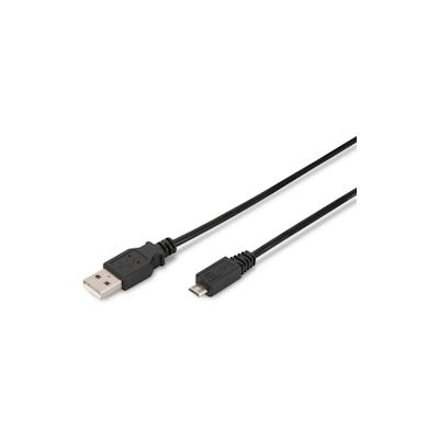 ASSMANN USB 2.0 Kabel Typ A-mikro B 1.0m USB 2.0 sw.