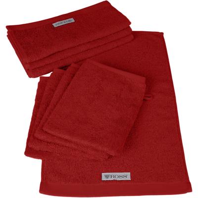 Handtuch Set ROSS "Sinfonie", rot (kirsche), 8 tlg., Frottier, Frottier, Obermaterial: 100% Baumwolle, Handtuch-Sets, beinhaltet Gästetücher und Waschhandschuhe Image
