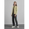 Kurzjacke STREET ONE, Damen, Gr. 36, gelb (mellow gelb), Stoff, Obermaterial: 100% Polyester; Futter: 100% Polyester, gemustert, casual, normal normal, V-Ausschnitt, Langarm Bündchen, Jacken, mit Brusttaschen