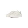 Plateausneaker TOMMY HILFIGER "FEMININE BASKET SNEAKER", Damen, Gr. 39, weiß (ivory kombiniert), Leder, sportlich, Schuhe, Schnürschuh, Halbschuh, Freizeitschuh mit gepolstertem Schaftrand