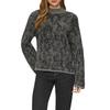 Stehkragenpullover S.OLIVER, Damen, Gr. 38, grau (grau, schwarz), Strick, Obermaterial: 58% Polyacryl, 25% Polyester, 7% Alpaka, 7% Wolle, 2% metallisierte Fasern, 1% Elasthan, metallisierte Fasern, gemustert, casual, regular fit taillenbedeckt,...