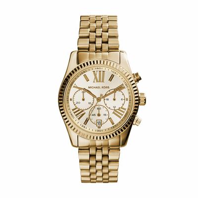 Damenuhr der Marke Michael Kors in der Farbe Gold. Das Gehäuse hat einen Durchmesser von 38 mm. Marke: Michael KorsModellname: MK5556Kategorie: DamenarmbanduhrMaterialien: EdelstahlFarbe: GoldZeitmesser: Quarz Image