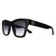 Gucci Square Womens Black Grey Gradient GG1714S - One Size | Gucci Sale | Discount Designer Brands