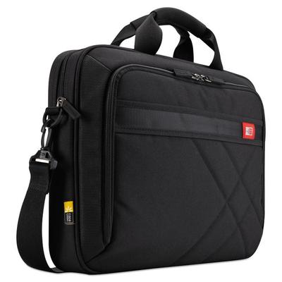 Case Logic Diamond Laptop Briefcase, Fits Devices Up to 17", Nylon, 17.3 x 3.2 x 12.5, Black (CLG3201434) Case Logic® Cases