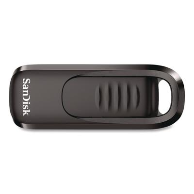 SanDisk Ultra Slider USB 3.2 Type C Flash Drive, 64 GB, Black (SDISDCZ480064GA) Each SanDisk® Flash Drives