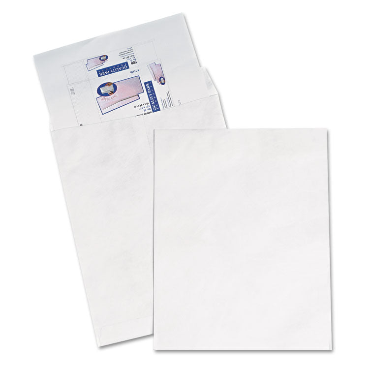 Survivor Heavyweight 18 lb Tyvek Catalog Mailers, Square Flap, Redi-Strip Adhesive Closure, 14.25 x 20, White, 25/Box (QUAR5106) Box of 25 Survivor®