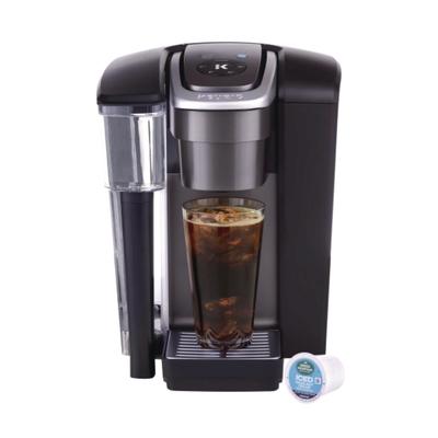 Keurig K1550 Single-Serve K-Cup Brewing System, with Brew Over Ice, Black (GMT0307) Each Keurig® Coffee Brewers
