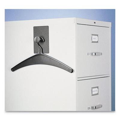 Quartet Magnetic Coat Hook with Heavy-Duty Hanger, Metal Hook, Black (QRT2015M) Each Quartet® Hangers/Hooks