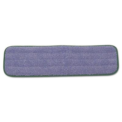 Rubbermaid Commercial Microfiber Wet Mopping Pad, 18.5" x 5.5" x 0.5", Green, 12/Carton (RCPQ410GRECT) Case of 12 Rubbermaid® Commercial Mop Heads