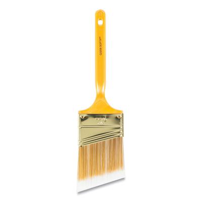 Wooster Softip Paint Brush, Nylon/Polyester Bristles, 2.5" Wide, Angled Profile, Plastic Kaiser Handle (WBC0Q32080024) Each Wooster® Paint & Paint Sup