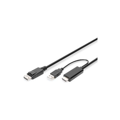 Digitus 4K HDMI Adapterkabel - HDMI auf DisplayPort