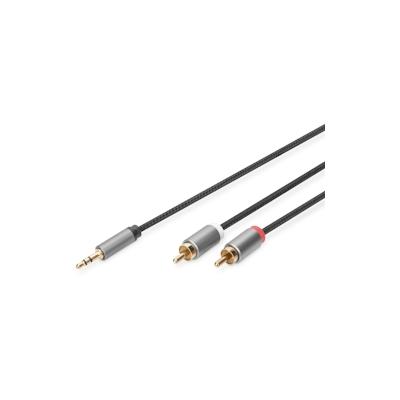 DIGITUS Audio Adapterkabel, 3.5mm Klinke auf Cinch,3m Image