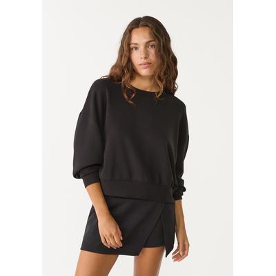 Stradivarius Soft-touch modal sweatshirt Black L