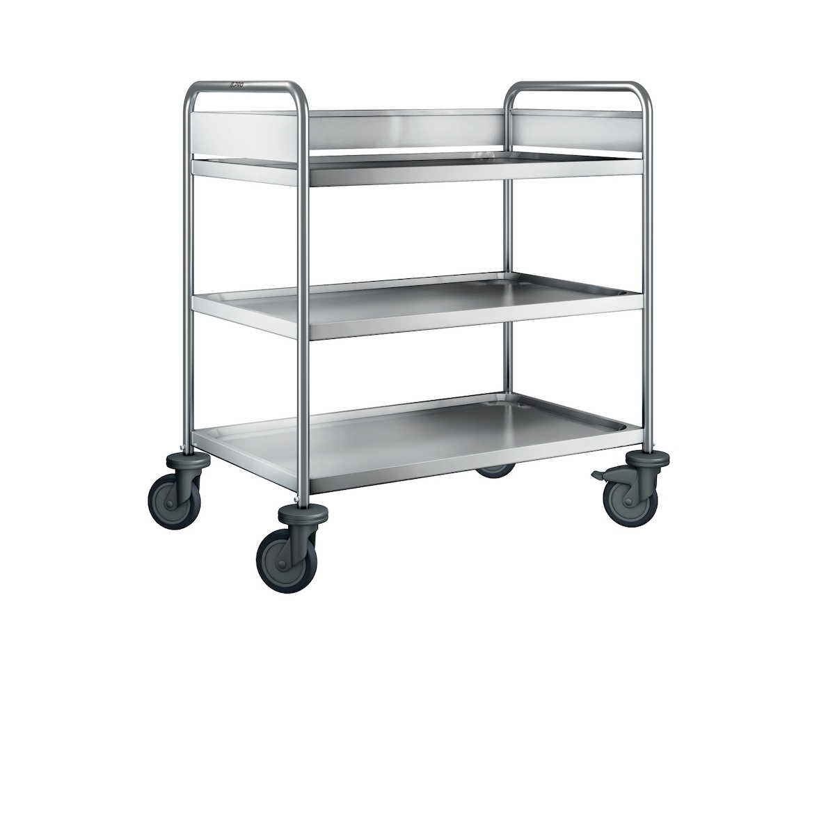 B.PRO ARW 9 X 6-3, Abräumwagen aus rostfreiem Edelstahl mit Kunststoffrollen Image