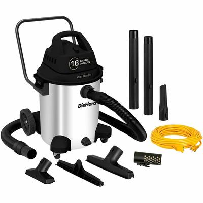 DieHard DH7000701 16-Gallon 6.5 HP Pro Series Wet/Dry Vacuum