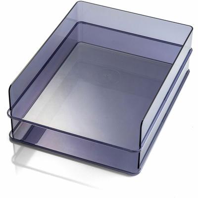 Officemate 21040 Stackable Letter Trays, 2 Pack, 2.8