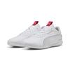 Sneaker PUMA "Scuderia Ferrari HP Neo Cat 3.0 Sneakers Erwachsene", Gr. 44, weiß (weiß silber metallic), Obermaterial: Synthetik, Textil; Futter: Textil; Innensohle: Textil; Laufsohle: Gummi, Schuhe