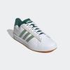 Sneaker ADIDAS SPORTSWEAR "GRAND COURT 2.0", Gr. 45, weiß (cloud weiß, silber grün, collegiate grün), Synthetik, Leder, sportlich, Schuhe, Design auf den Spuren des adidas Superstar