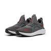 Laufschuh PUMA "Softride Enzo 5 Laufschuhe Erwachsene", Gr. 40.5, grau (cool schwarz gray for all time rot weiß), Obermaterial: Synthetik, Textil; Futter: Textil; Innensohle: Textil; Laufsohle: Gummi, Schuhe