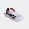 Tennisschuh ADIDAS PERFORMANCE "COURTQUICK PADEL", Gr. 46, bunt (cloud weiß, core schwarz, lucid rot), Textil, Synthetik, sportlich, Schuhe, Padelschuh