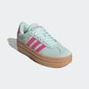 Sneaker ADIDAS SPORTSWEAR, Gr. 36, grün (halo mint, pulse magenta, gum 3), Leder, Synthetik, sportlich, Schuhe, Design auf den Spuren des adidas Gazelle Bold, Topseller