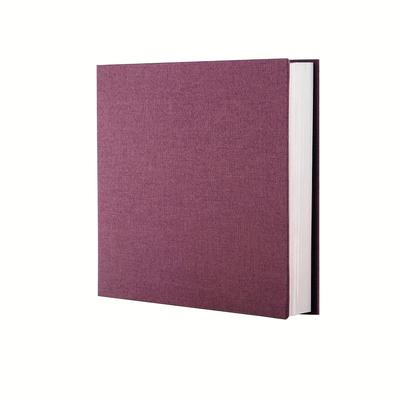 TEMU Linen Self-adhesive Photo Album, 11x10.6 Inch 40 Pages Diy Photo Album With Magnetic Closure, Straight Shape, Ideal For Valentine's Day, New Year, Easter, Day, Christmas Gift Image