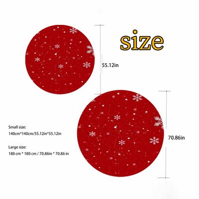 TEMU 1pc, Polyester Tablecloth, Merry Christmas Table Cover, Pattern Table Cloth, Christmas Table Decor, Holiday Desktop Decoration Fabric Table Cloth, Home Decoration, Christmas Decor, Gift Image