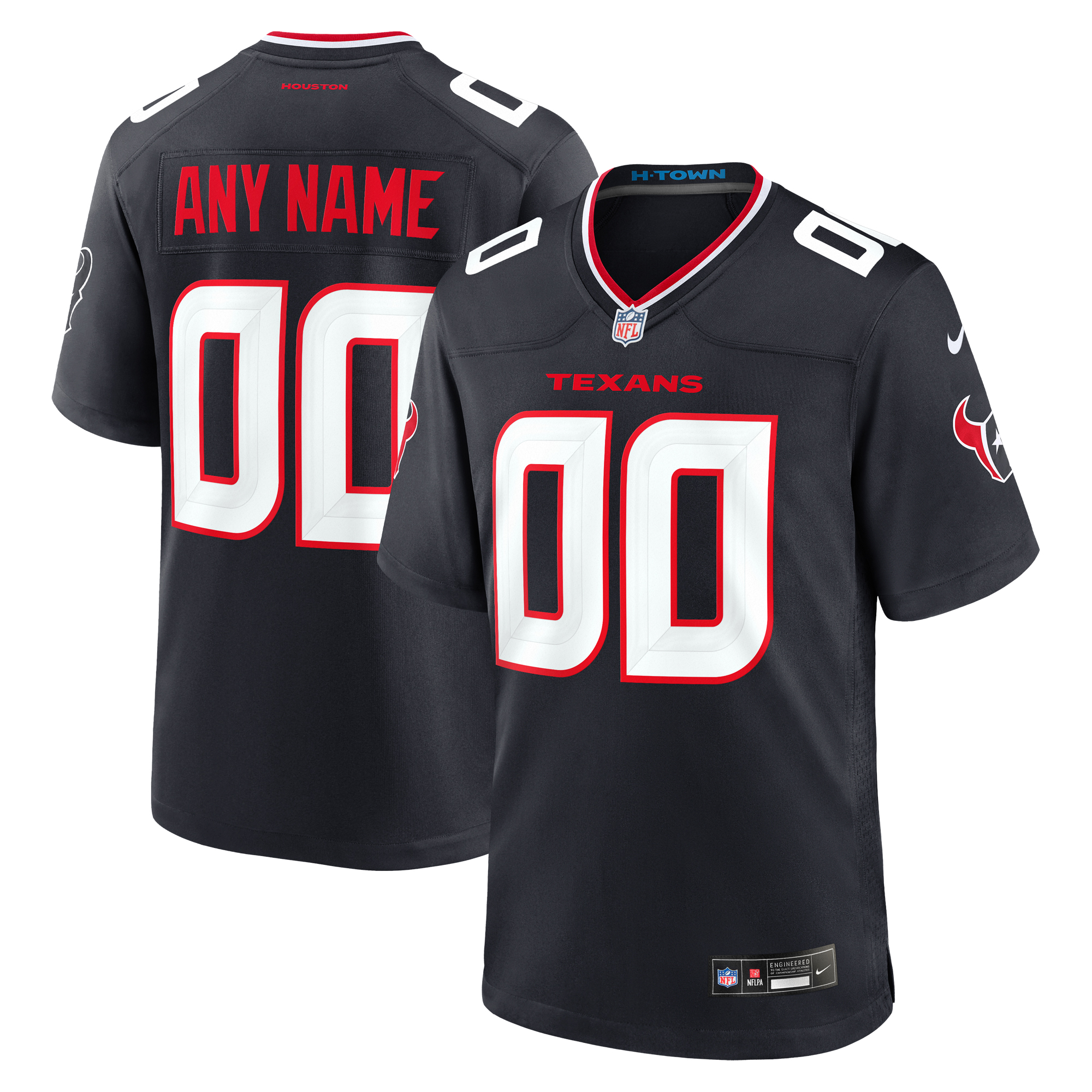 Houston Texans Nike Game Heimtrikot - Personalisiert - Herren Image