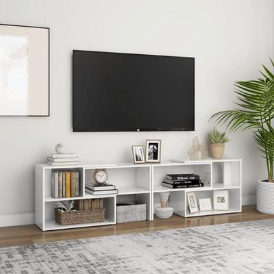 Vidaxl - TV-Schrank,TV-Möbel Hochglanz-Weiß 149x30x52 cm Holzwerkstoff Image