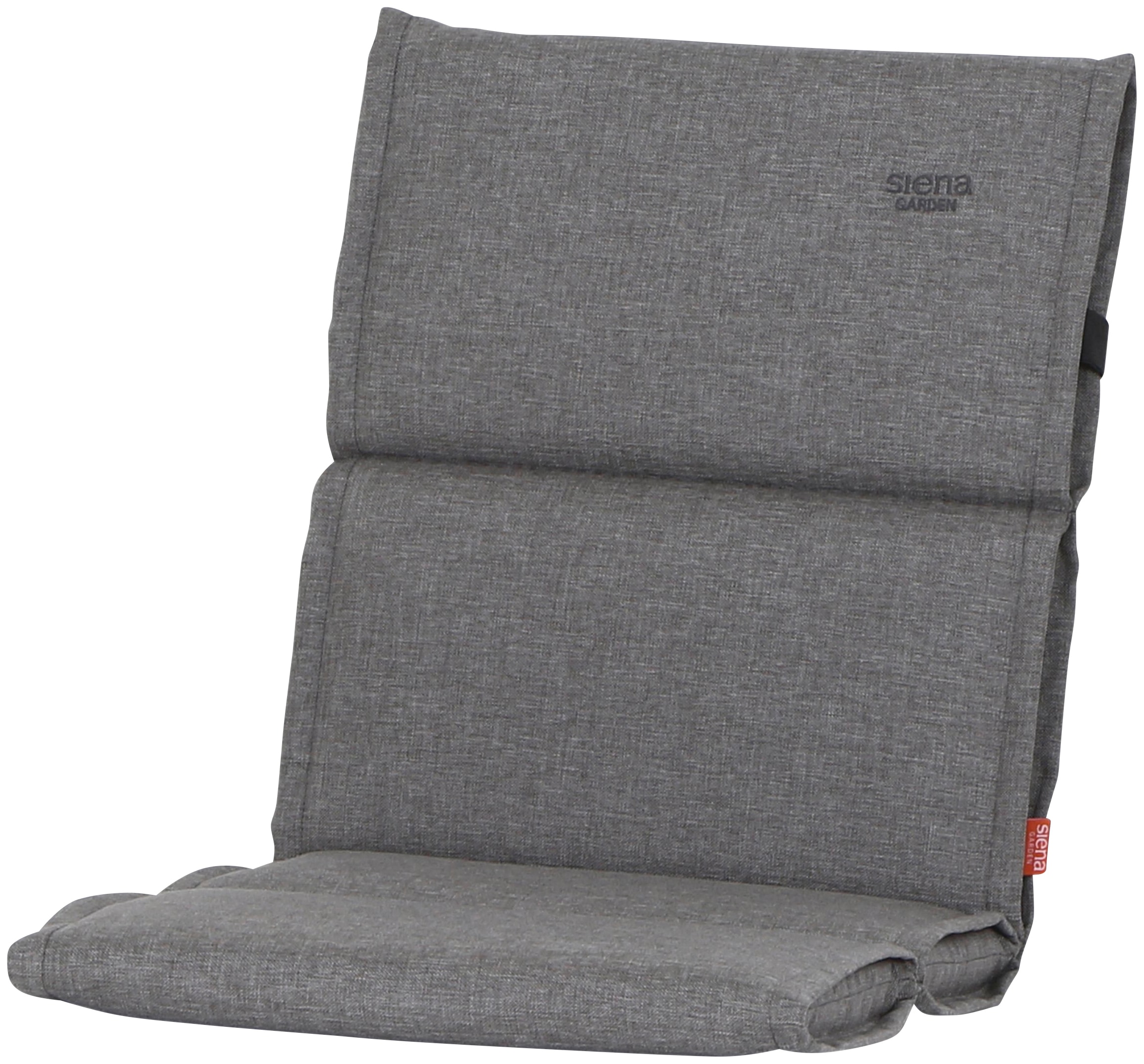 Polsterauflage SIENA GARDEN "Stella", silber, B:46cm H:3cm T:96cm, Polsterauflagen, Polsterauflage, B/T: 46x96 cm