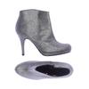 Tamaris Damen Stiefelette, Gr. 43, silber, kein Etikett