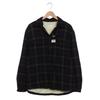 H&M Herren Jacke, Gr. 52, marineblau, Baumwolle, Synthetik