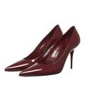Saint Laurent Hohe Schuhe - Norma Pumps - Gr. 38 (EU) - in Rot - für Damen - aus Leder & Leder & Lammleder & glatt