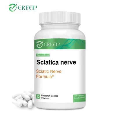 Sciatic Nerve Health Support - Helps Relieve Pain and Stiffness and Restore Mobility - 120 Capsules