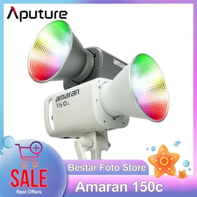 Amaran 150c 2500K-7500K LED RGBWW Full-color Camera Photography Studio Video Light with Bowens Mount