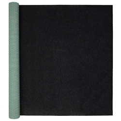 Midori Rasenteppich 100 x 600 cm Schwarz mit Noppen Kunstrasen Teppich Balkon Terrasse Outdoor Image