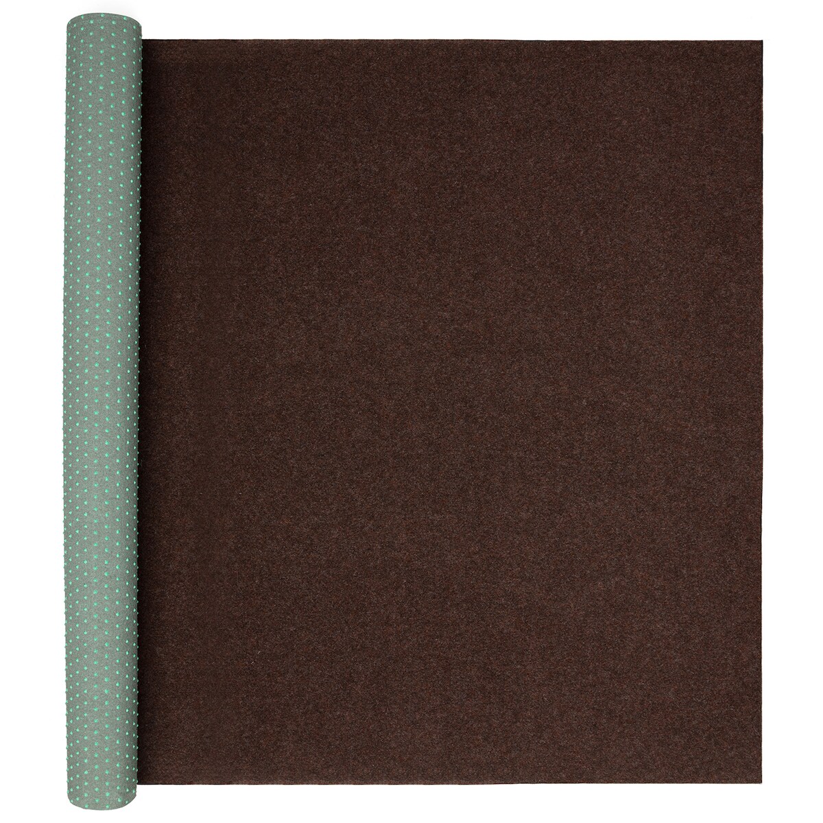 Midori Rasenteppich 133 x 2000 cm Braun mit Noppen Kunstrasen Teppich Balkon Terrasse Outdoor Image