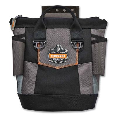 ergodyne Arsenal 5517 Premium Topped Tool Pouch with Zipper, 6 x 10 x 11.5, Polyester, Black, Ships in 1-3 Business Days (EGO13647) Each ergodyne® Han